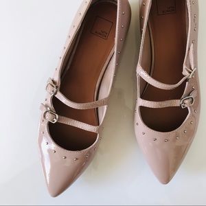 14th & Union Chanda Studded Mary Jane Flats